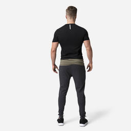 ウェス メンズ スウェットパンツ アンスラサイト ブラック Body Fit