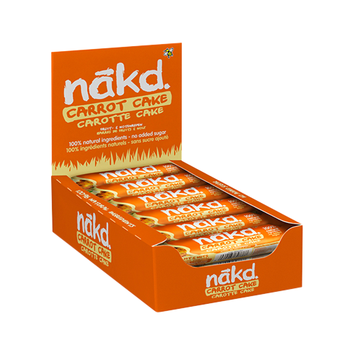 Nakd Glutenvrije & Vegan Energiereep - Carrot Cake - 18 repen x 35 gram