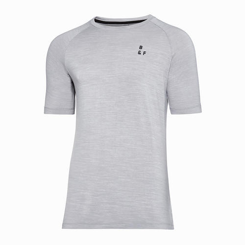 T-shirt Small Logo Gris Clair