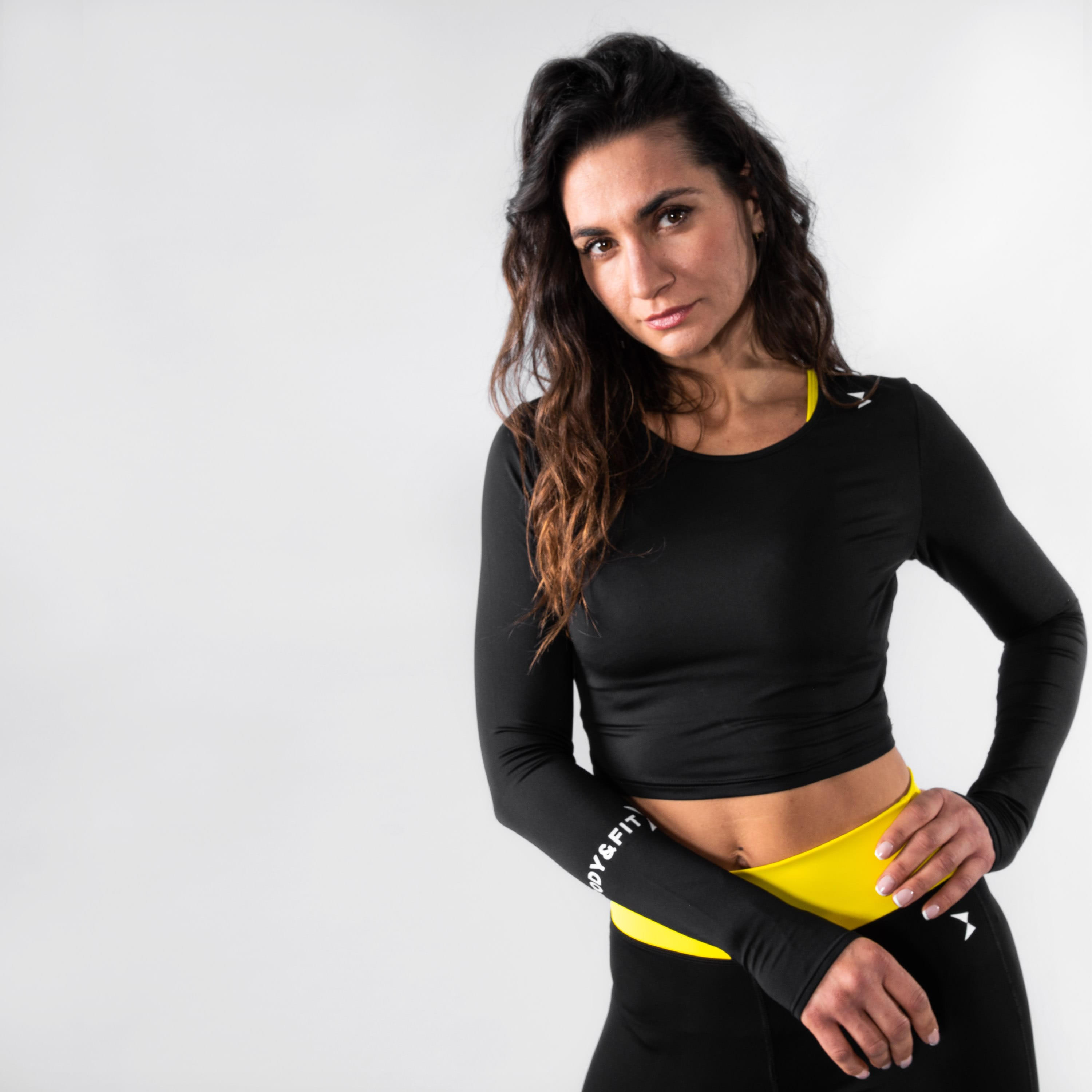 Perfection stretch Cropped top - Body & Fit sportkleding - M