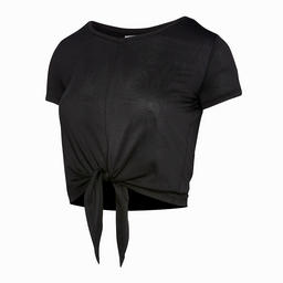 ウィメンズtシャツ スモールロゴ ブラック Body Fit