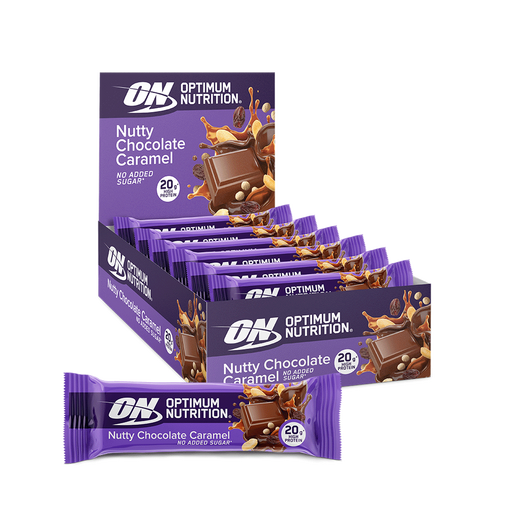Nutty Chocolate Caramel Protein Bar Barres & Aliments