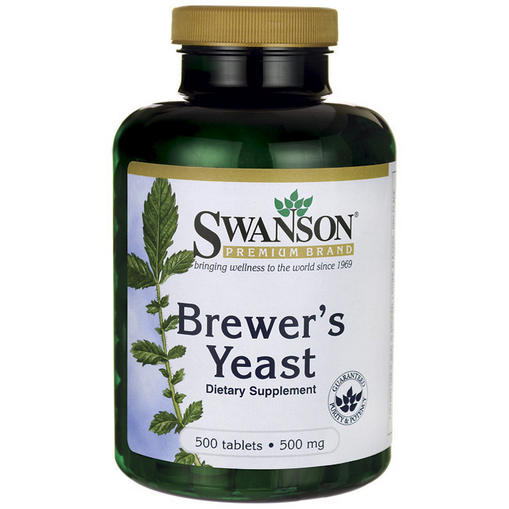 Brewers Yeast (levure de bière) 500mg Vitamines et compléments 