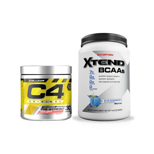 アミノセット - Xtend (1194g) & C4 オリジナル (390g) スポーツ栄養