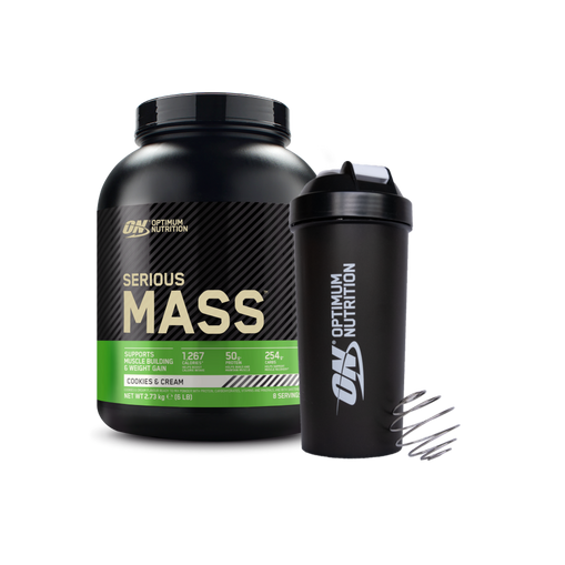 Serious Mass 2,72kg + ON Shaker Plus Optimum Nutrition