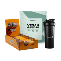 Vegan Perfection 2.26kg + Vegan Barebells Protein Bars + Shaker Protein