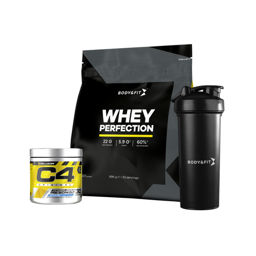 Whey Perfection 2.27kg + C4 Original (30 servings) + Shaker Protein