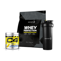 Whey Perfection 2.27kg + C4 Original (60 Servings) + Shaker Protein