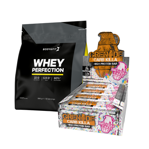 Whey Perfection 2.27kg + Carb Killa Bars Bundle Protéines
