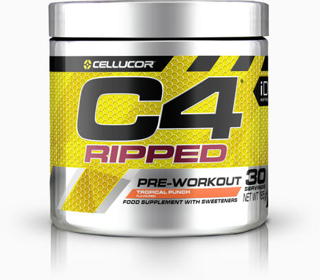 c4 pre workout caffeine
