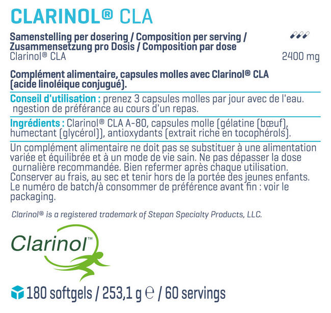 Clarinol® CLA Nutritional Information 1
