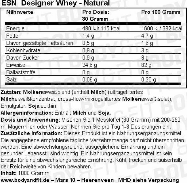 Esn Designer Whey