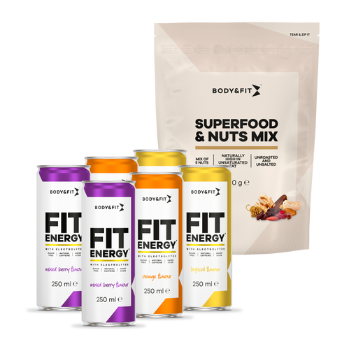 Fit Energy (6 pack) + Superfood & Nuts Mix (500g) Voeding & Repen