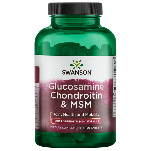 Glucosamine, Chondroitine & MSM 500/400/200 Vitamine e integratori 