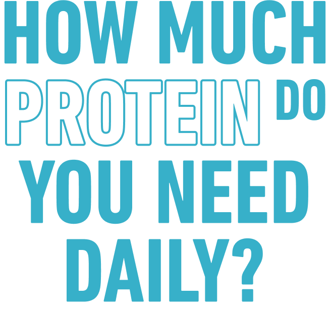 How much protein do you need daily?