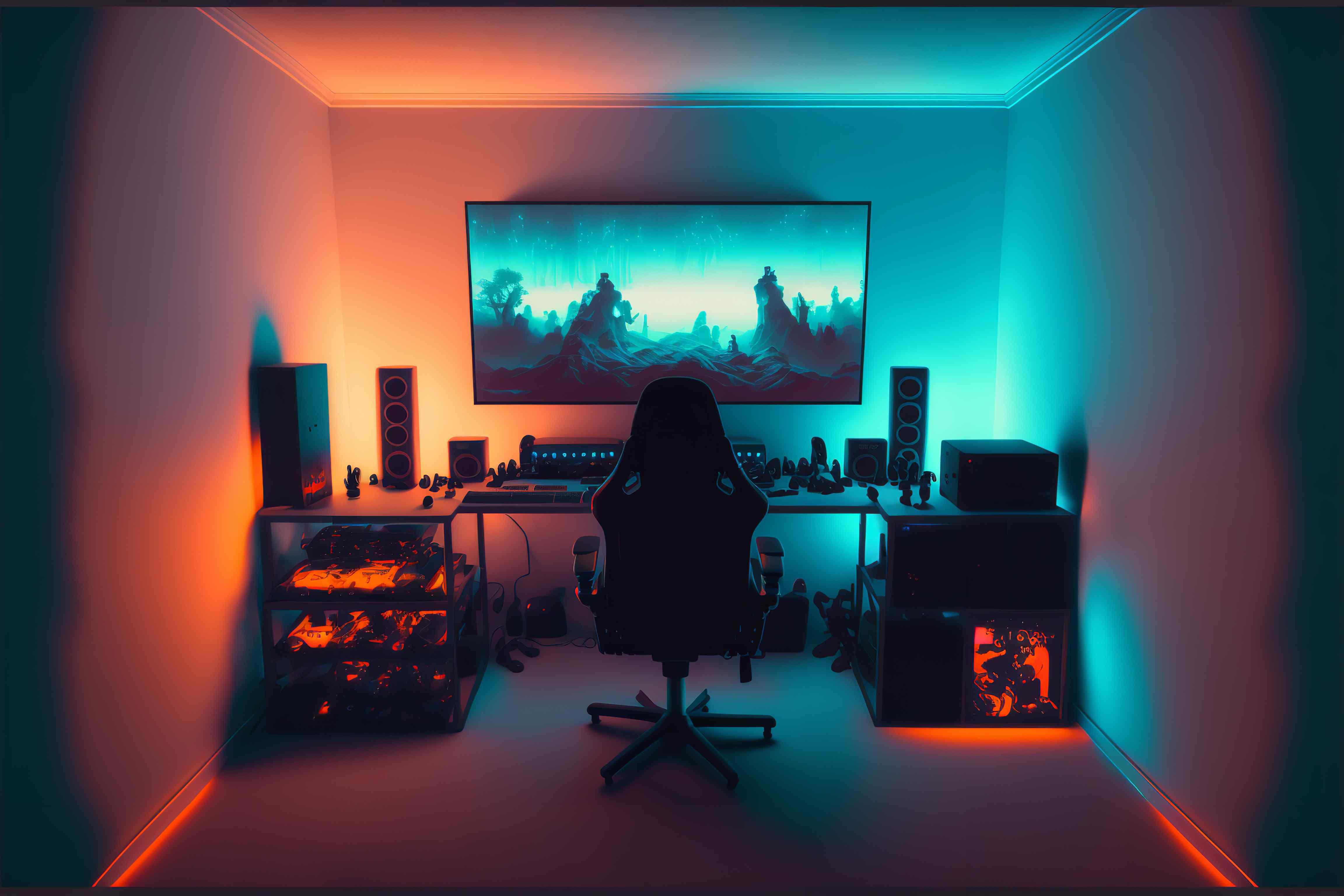 Gaming Zimmer einrichten - Ideen & Tipps