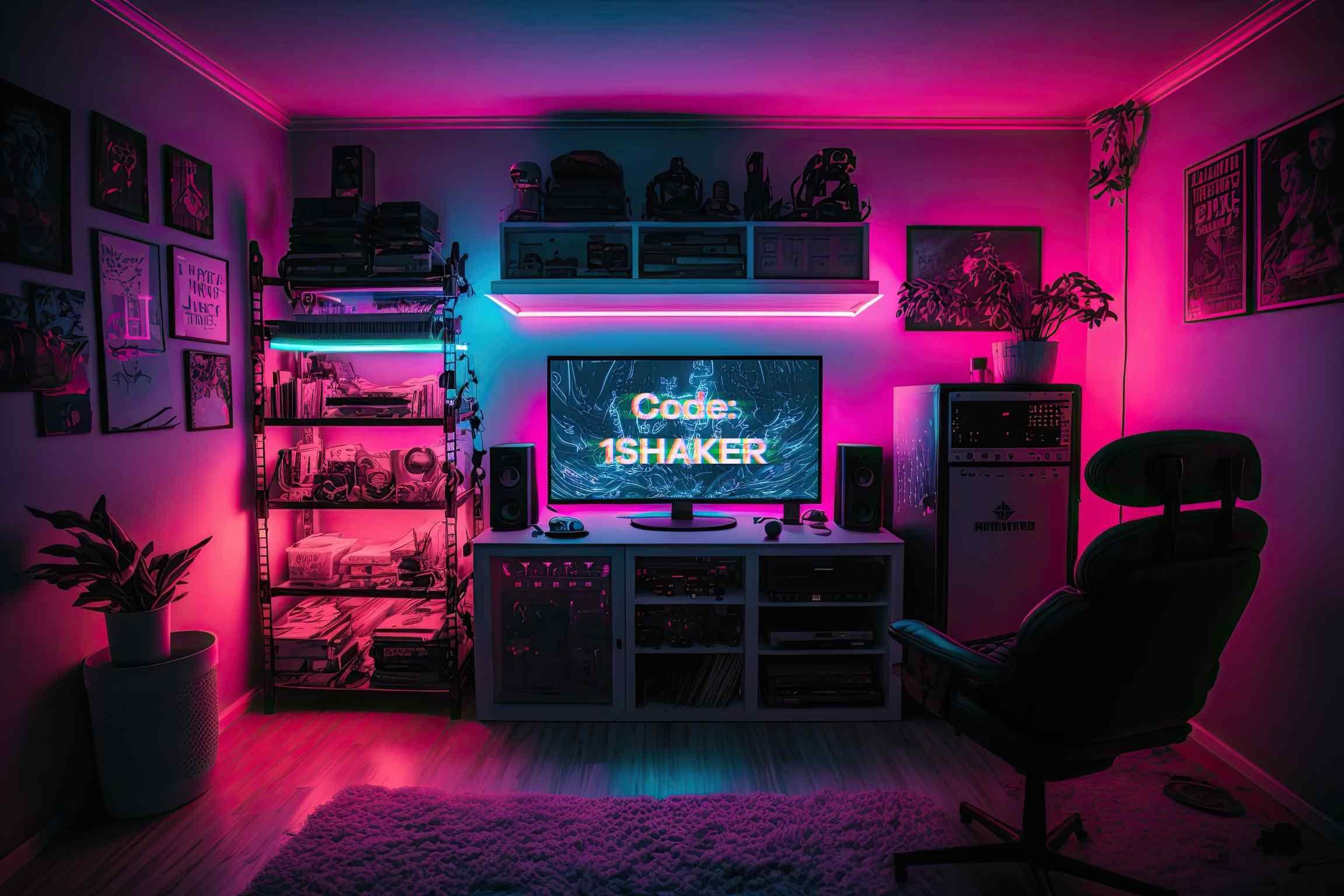 RGB LED Wandleuchte für Wohn-, Schlaf- und Gamingzimmer