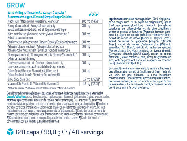 Grow! Nutritional Information 1