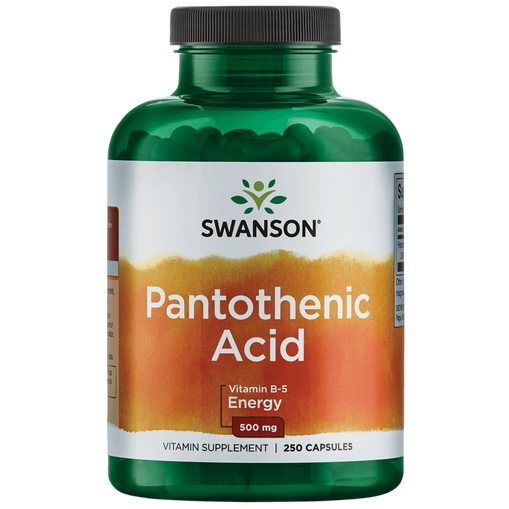 Pantothenic Acid 500mg Vitamins & Supplements 