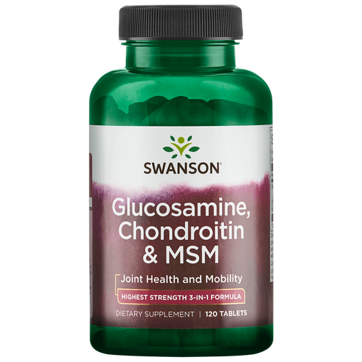 Glucosamine, Chondroitine & MSM 250/200/150 Vitamines en supplementen