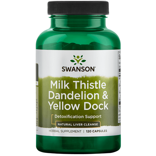 Milk Thistle, Dandelion, Yellow Dock Vitamins & Supplements 