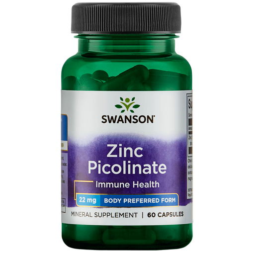 Gélules Zinc Picolinate Body Preferred Form 22 mg Vitamines et compléments