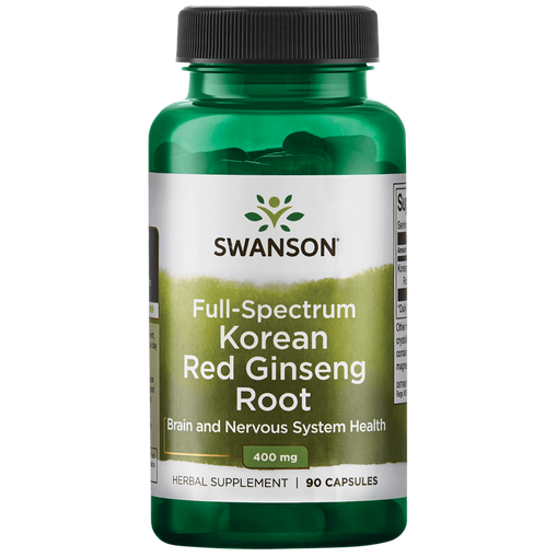 Full Spectrum Korean Red Ginseng 400mg Vitamins & Supplements 