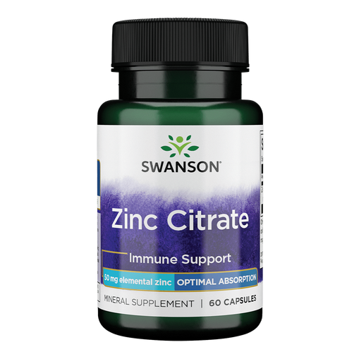 Gélules Zinc Citrate (50mg Elemental) Vitamines et compléments 