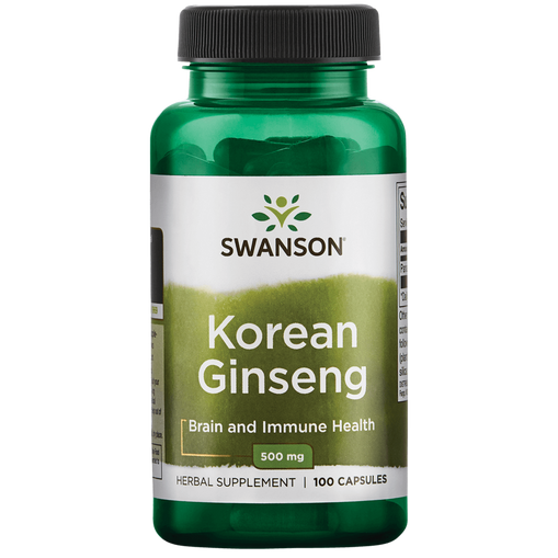 Korean Ginseng 500mg Vitamines et compléments