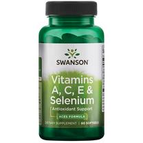 Swanson Ultra Vitamins A, C, E & Selenium - 60 softgels