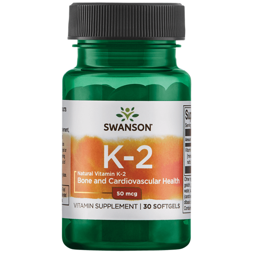 Capsules molles Ultra Natural Vitamine K2 (Menaquinone-7 from Natto) 50 µg Vitamines et compléments 