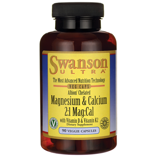 Gélules de magnésium et de calcium Ultra Albion Magnesium & Calcium Vitamines et compléments