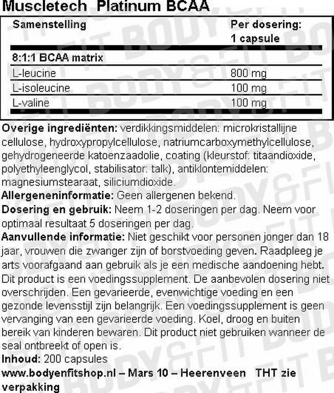 platinum bcaa