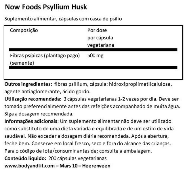 Psyllium husk Body & Fit