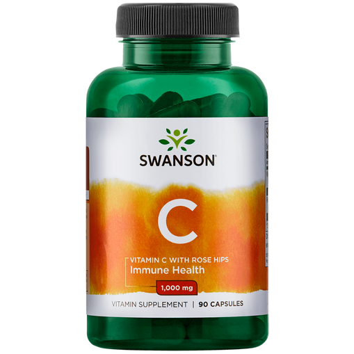 Vitamine C 1000mg W/RH Vitamines et compléments 